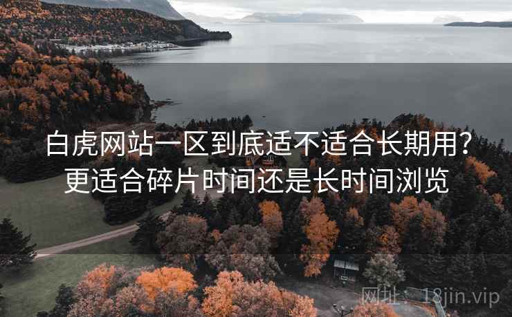 白虎网站一区到底适不适合长期用?更适合碎片时间还是长时间浏览