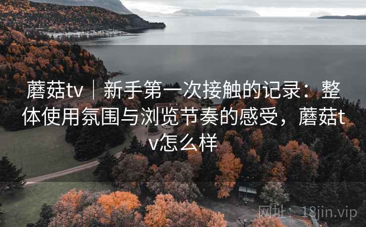 蘑菇tv｜新手第一次接触的记录：整体使用氛围与浏览节奏的感受，蘑菇tv怎么样