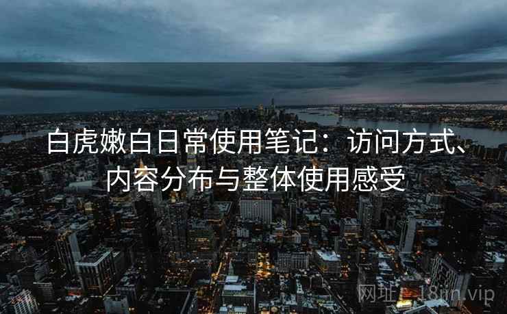 白虎嫩白日常使用笔记:访问方式、内容分布与整体使用感受