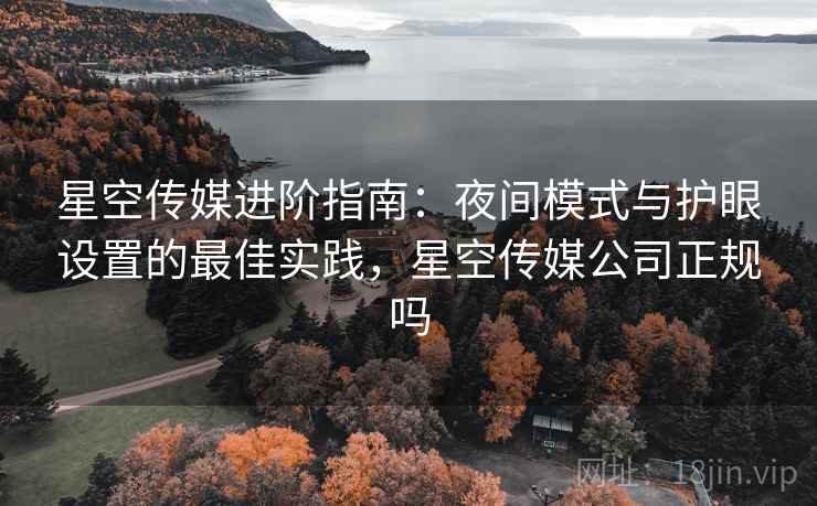 星空传媒进阶指南:夜间模式与护眼设置的最佳实践,星空传媒公司正规吗