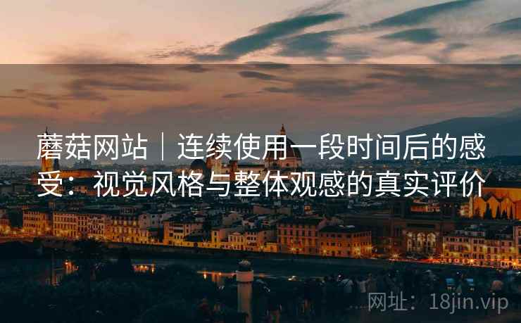 蘑菇网站|连续使用一段时间后的感受:视觉风格与整体观感的真实评价